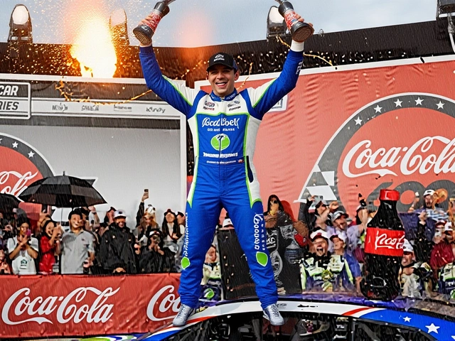 Suarez Wins Rain-Shortened Coca-Cola 600 With Bold Pit Call